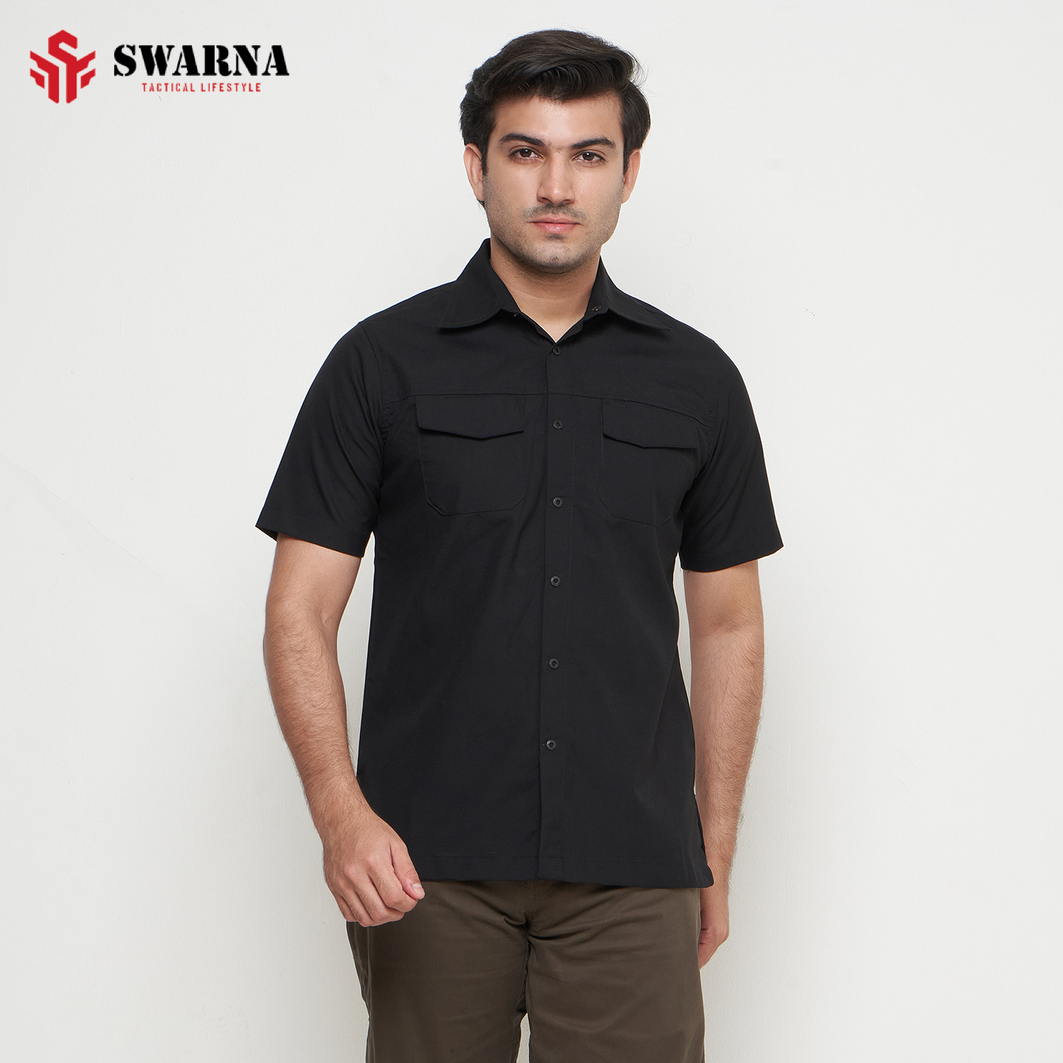 VANQUISH SHIRT SHORT BLACK XL